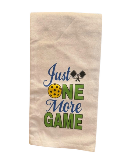 One More Game Pickleball Bar Towel