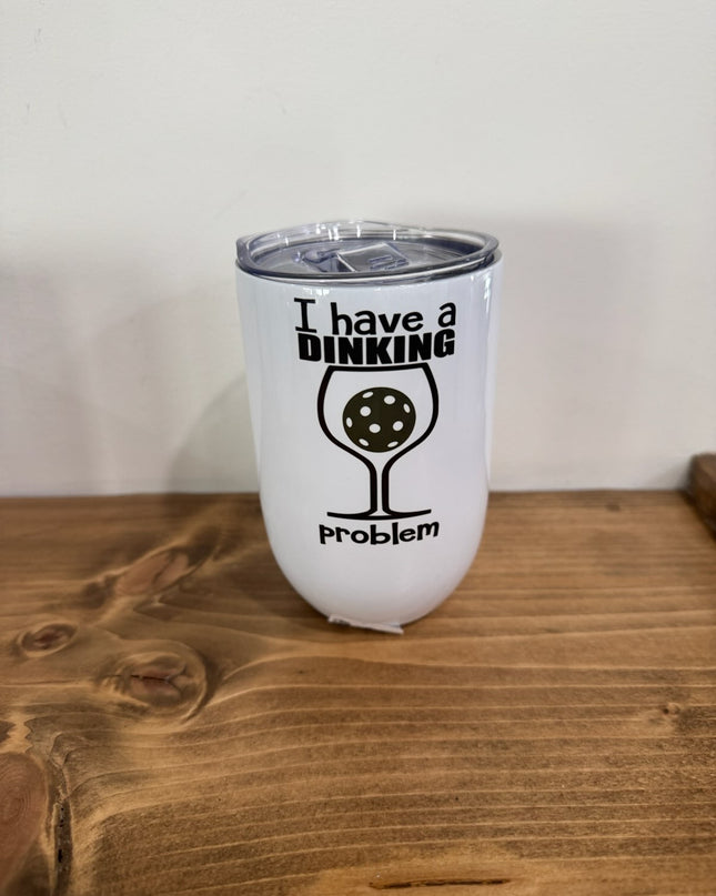 Mahjongg best Drinks with Friends Wine Tumbler