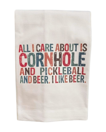 First Pickleball then Cornhole Bar Towels