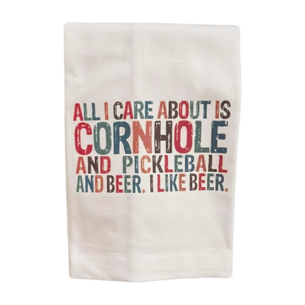 First Pickleball then Cornhole Bar Towels