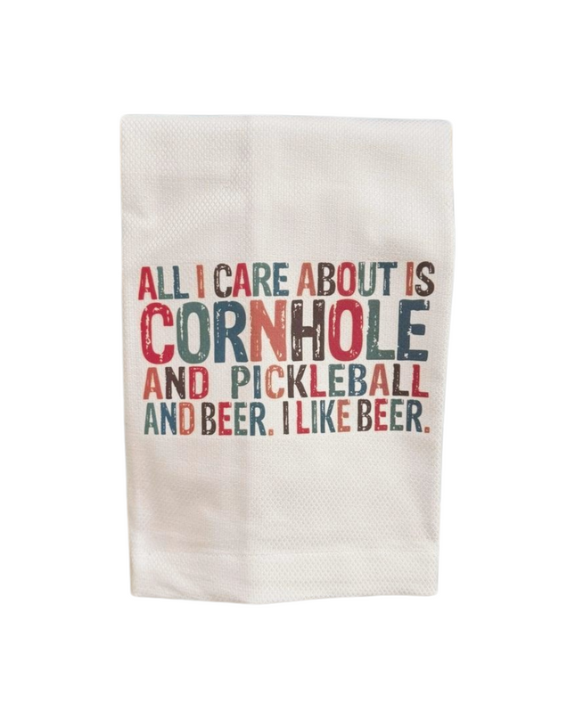 First Pickleball then Cornhole Bar Towels
