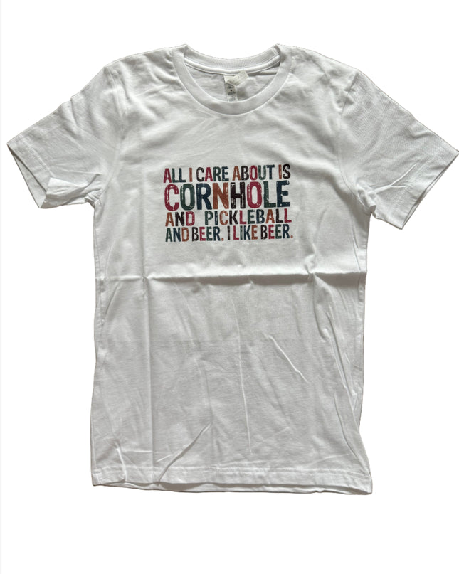 First Pickleball then Cornhole Tee Shirts