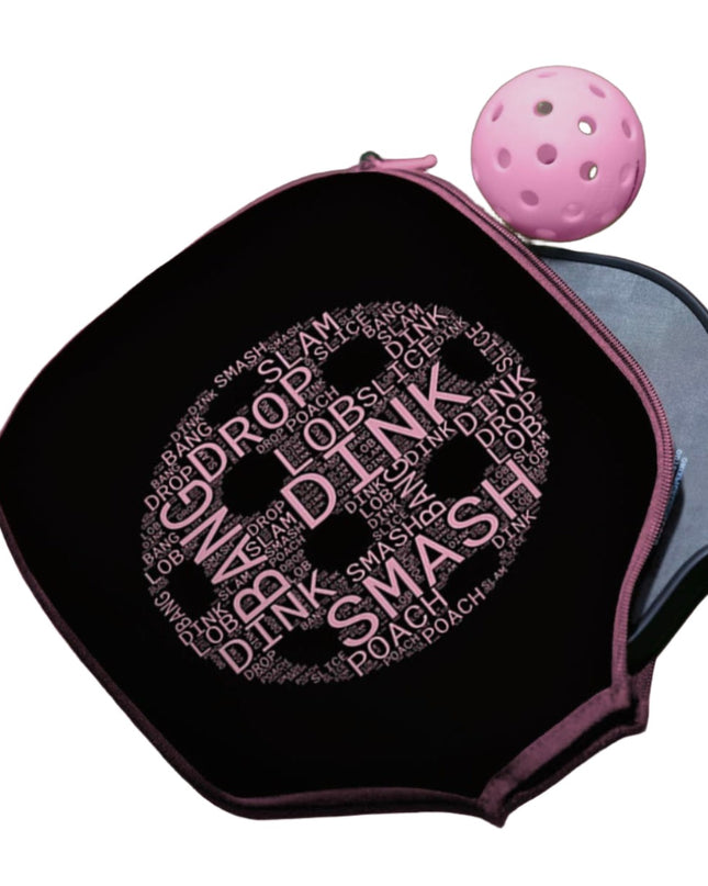 Word Drop Pink Paddle Cover