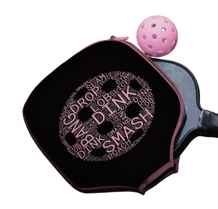 Word Drop Pink Paddle Cover