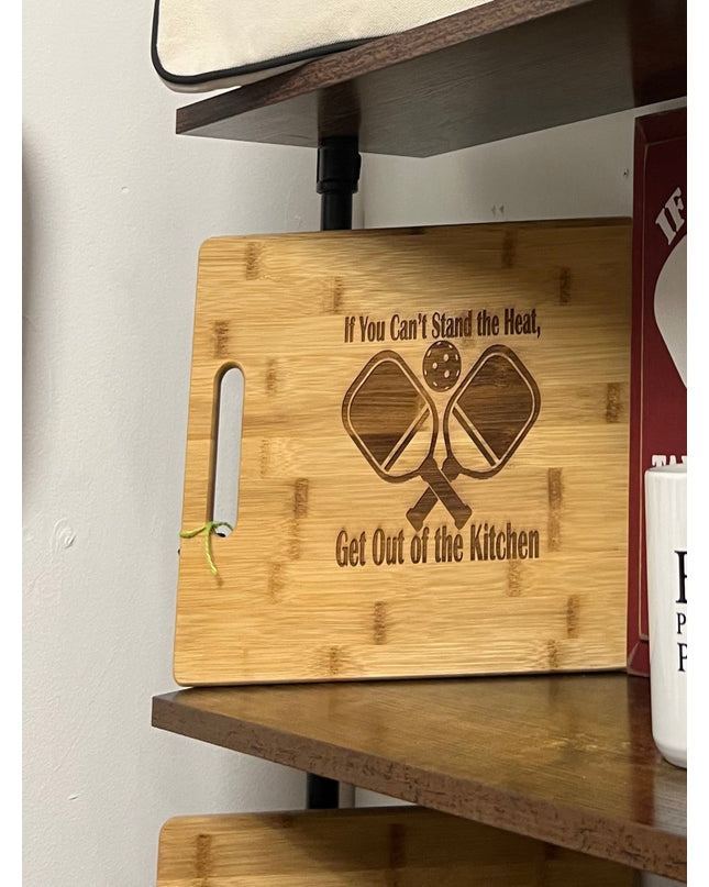 Dinking Dad Grill Engraved Bamboo Wood Cutting Board