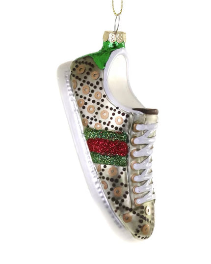 Lux Sneaker Glass Ornament