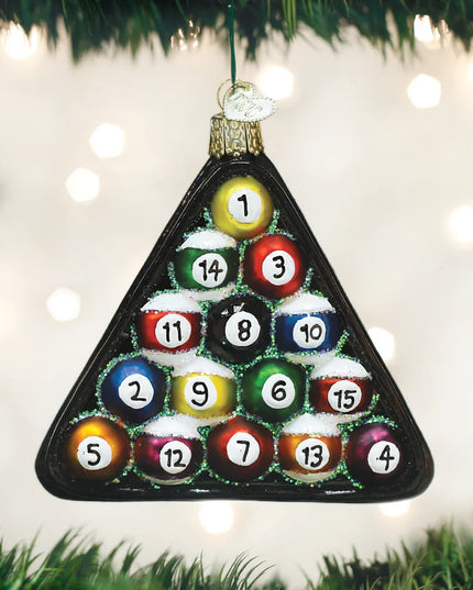 Billiard Balls Ornament