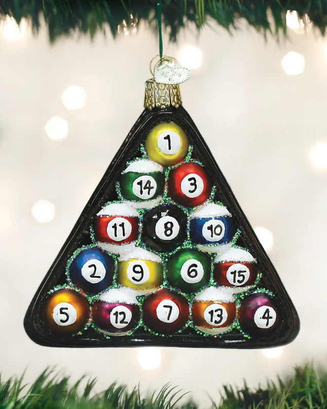 Billiard Balls Ornament