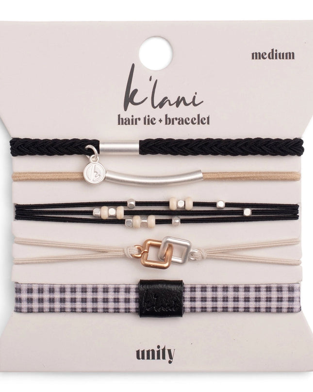 K'Lani hair tie bracelets "Unity"
