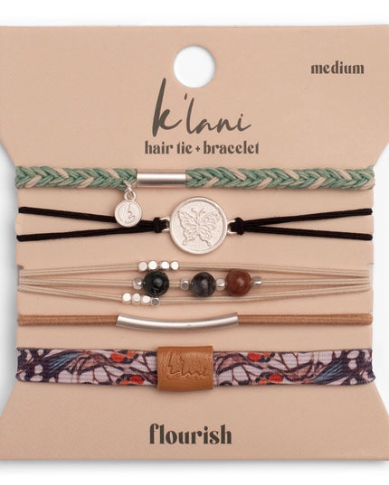 K'Lani hair tie bracelets "Flourish"