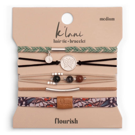 K'Lani hair tie bracelets "Flourish"