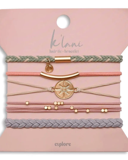 K'Lani hair tie bracelets "Explore"