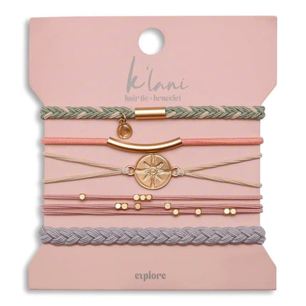 K'Lani hair tie bracelets "Explore"