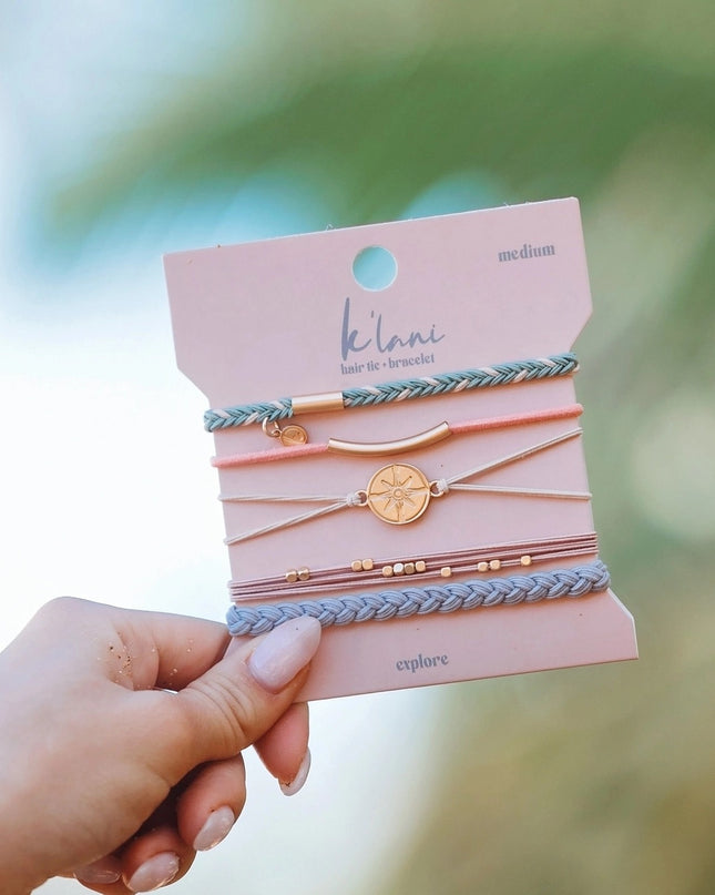 K'Lani hair tie bracelets "Explore"