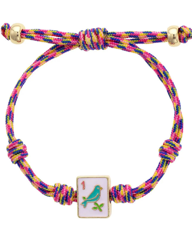 Sparrow Mahjong Paracord Bracelet