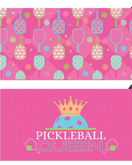 Pickleball Queen Double-Sided Microfiber Sport Towel