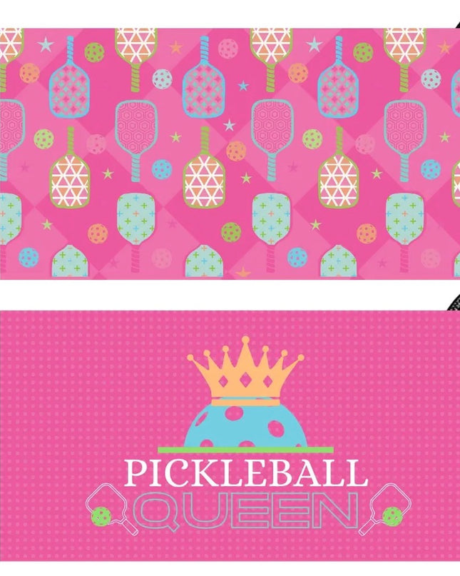 Pickleball Queen Double-Sided Microfiber Sport Towel