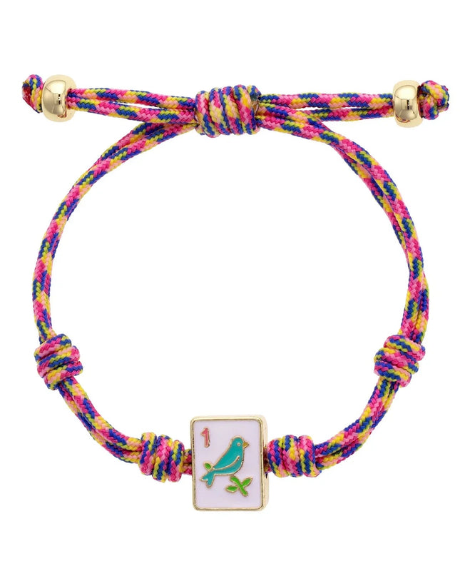 Sparrow Mahjong Paracord Bracelet