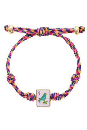 Sparrow Mahjong Paracord Bracelet