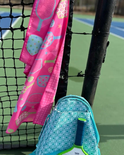 Pickleball Queen Double-Sided Microfiber Sport Towel