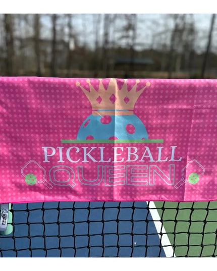 Pickleball Queen Double-Sided Microfiber Sport Towel