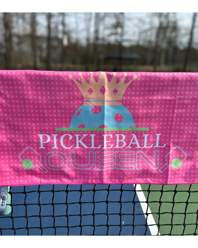 Pickleball Queen Double-Sided Microfiber Sport Towel