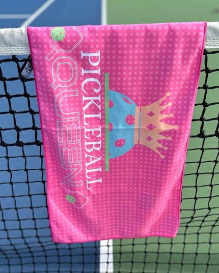 Pickleball Queen Double-Sided Microfiber Sport Towel
