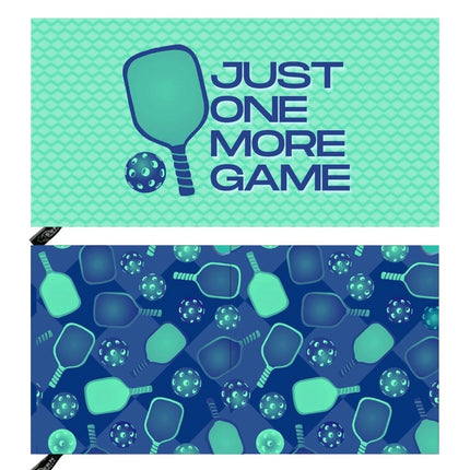 Just One More Game Double-Sided Microfiber Sport Towel