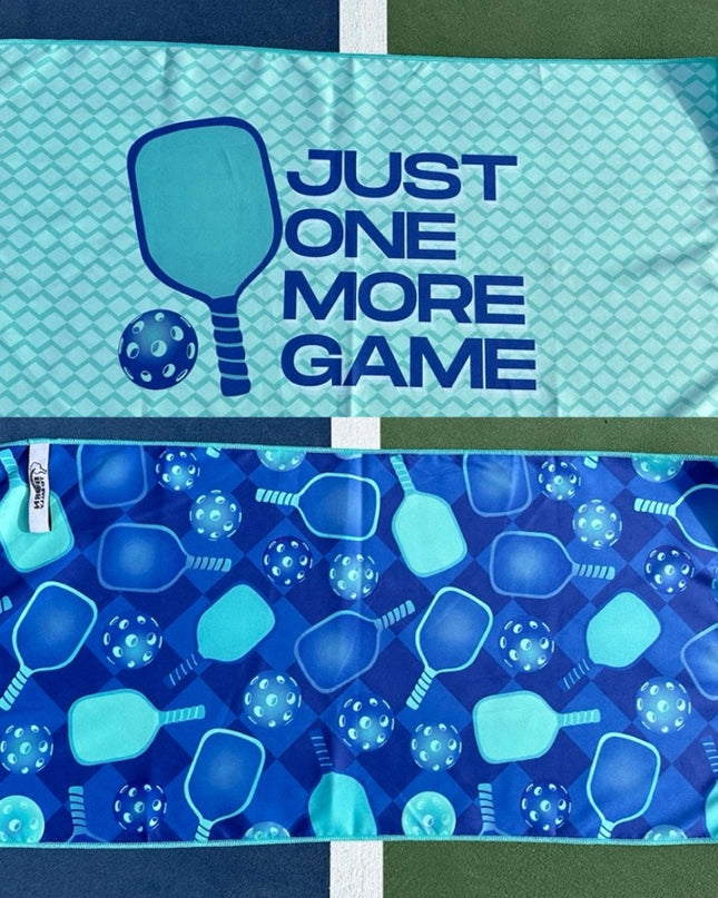 Just One More Game Double-Sided Microfiber Sport Towel