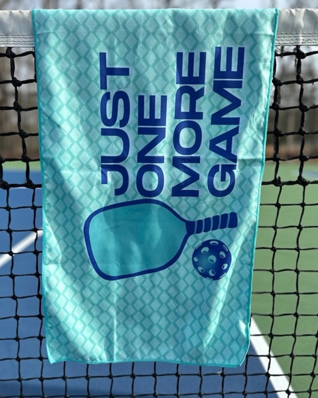 Just One More Game Double-Sided Microfiber Sport Towel