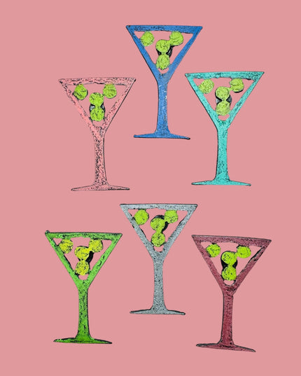 Pickleball MINI DINKtini magnet cute metal gifts
