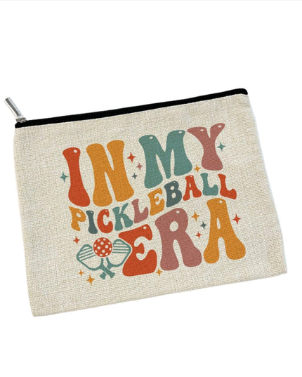 In My Pickleball Era Retro Pickleball Zip Pouch