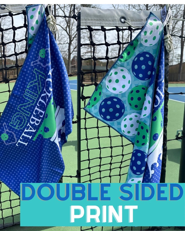 Pickleball King Double-Sided Microfiber Sport Towel