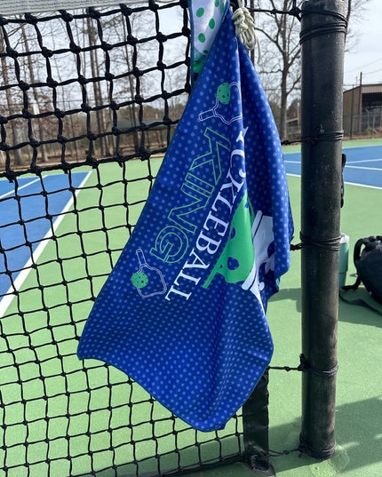 Pickleball King Double-Sided Microfiber Sport Towel