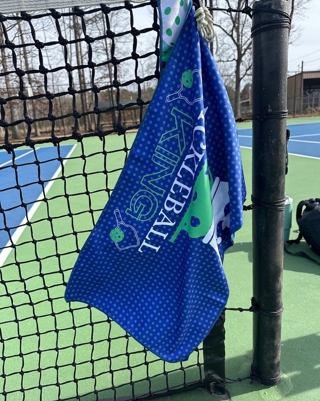 Pickleball King Double-Sided Microfiber Sport Towel