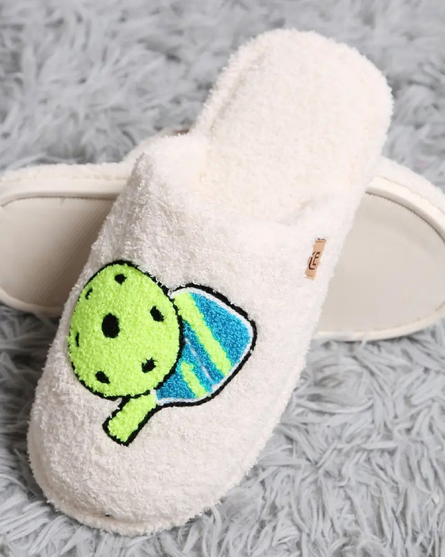 Pickleball Home Slippers