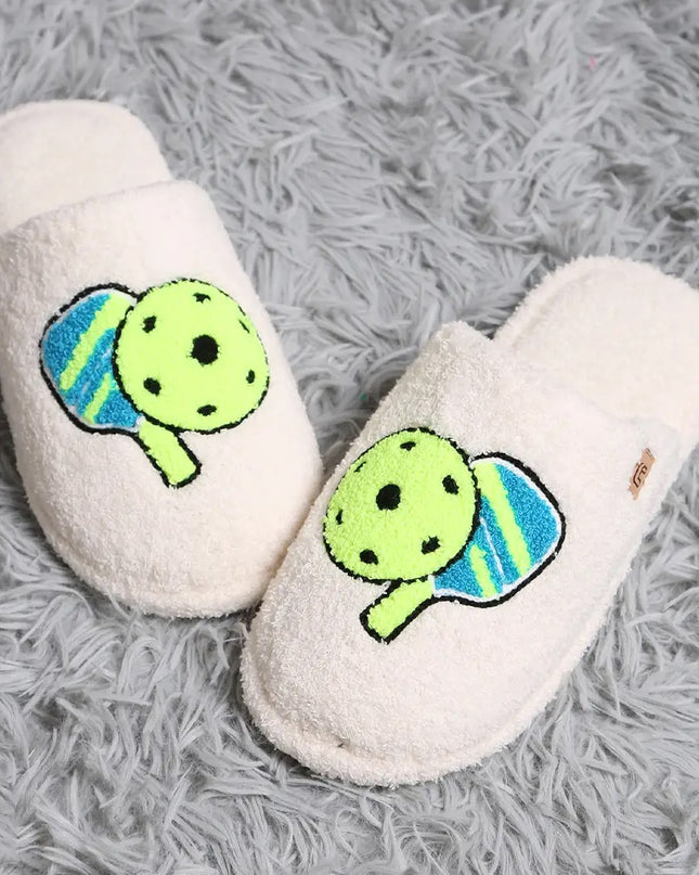 Pickleball Home Slippers