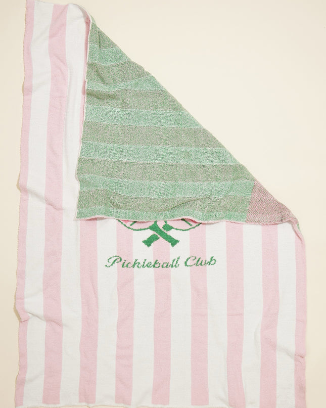 Striped Day Dinker Pickleball Club Blanket