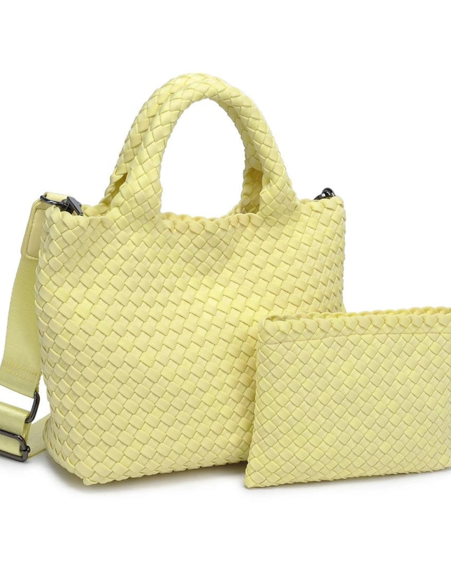 Sky's The Limit - Small Woven Neoprene Crossbody
