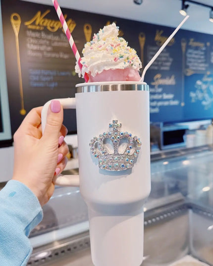 Crown Jeweled Tumbler