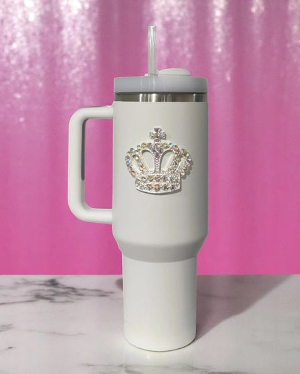 Crown Jeweled Tumbler