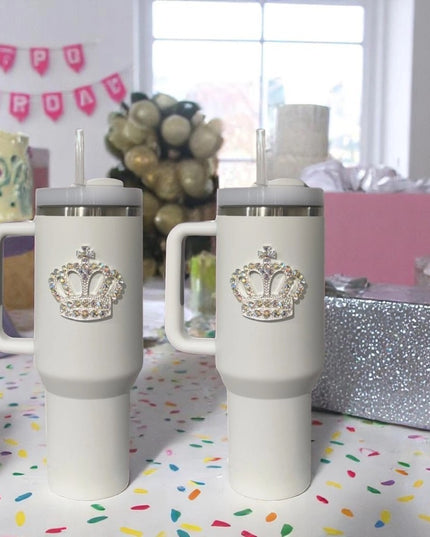 Crown Jeweled Tumbler