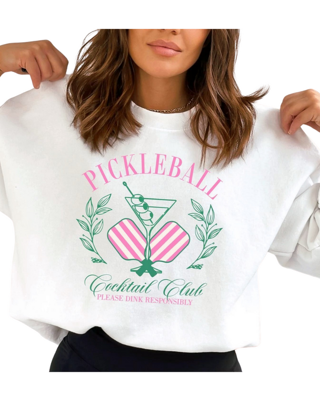 Pickleball Cocktail Club Sweatshirt