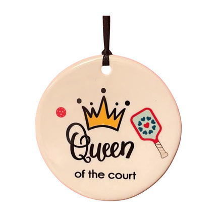 Pickleball Queen Ornament