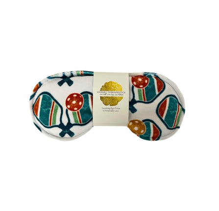 Soothing Eye Pillow w/Removable Cover- Pickleball White
