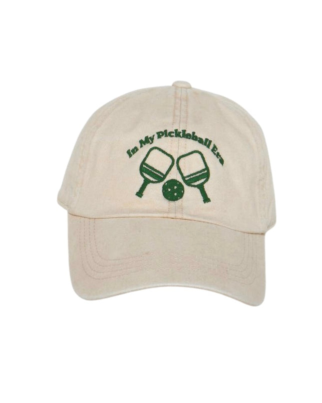In My Pickleball Era Embroidered Baseball Cap