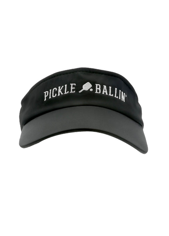 Pickleballin' - Black Dri-Fit Visor