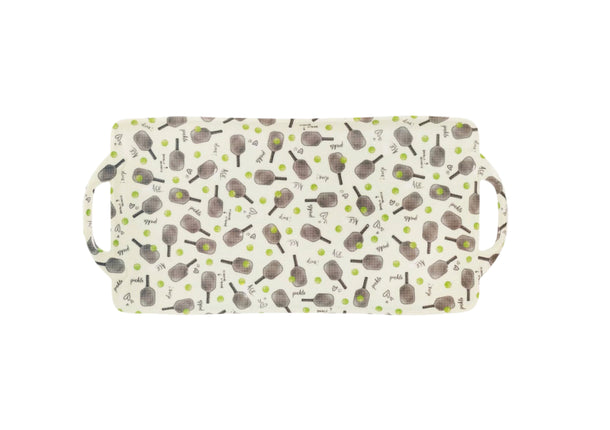 Pickleball 18" Long Melamine Tray Rosanne Beck