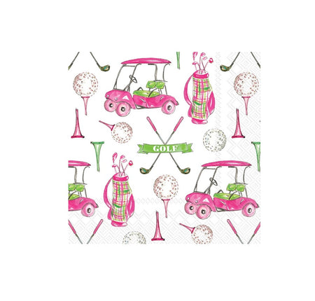 Paper Cocktail Napkins Pack of 20 Rosanne Beck Girly Golf