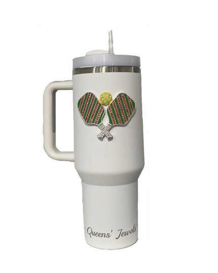 Pickleball Jeweled Tumbler
